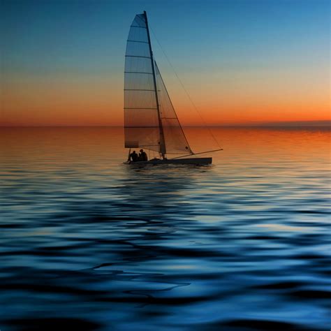 Sail Boat Seascape Ipad Air Wallpapers Free Download