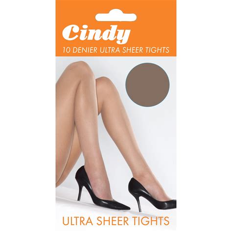 Cindy Womens Denier Ultra Sheer Tights Pair Walmart Com