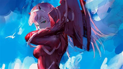 Anime Anime Girls Zero Two Darling In The Franxx Darling In The