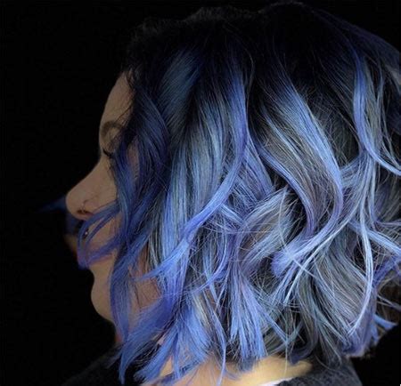 These midnight blue shades are one of a kind. Midnight Blue Hair Color - Hair Colorist - Hair Colorist