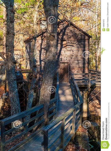 Grist Mill In Stone Mountain Park Usa Stock Image Image Of Branch