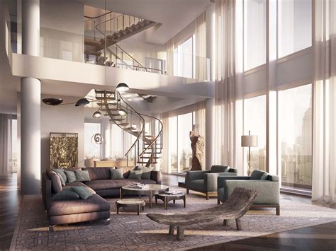 The Penthouse At One Madison Designed By Yabu Pushelberg Featuring