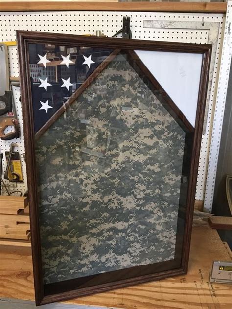 Military Uniform Shadow Box Free Shipping Lower 48 States Only