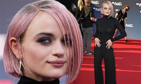 Joey King Showcases Her New Pastel Pink Bob As She Attends Bullet Train