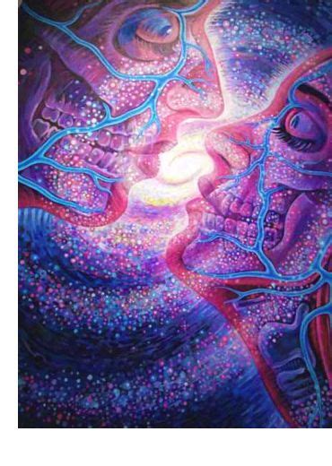 Cosmic Kiss Alex Grey How I Feel When We Touch Lips In 2019 Alex