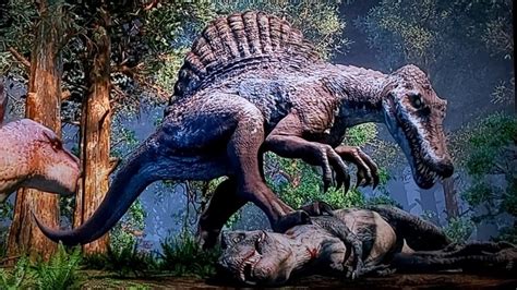 Spinosaurus Defeated Big Eatie The T Rex Camp Cretaceous Seson 5