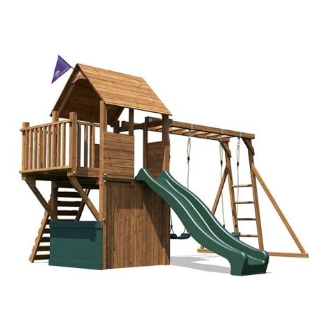 If you have a back garden, or a garden in front of your house, perhaps a verandah, you can this step by step diy woodworking project is about simple swing set plans. Climbing Frame BalconyFort Searcher - Wooden Playhouse ...