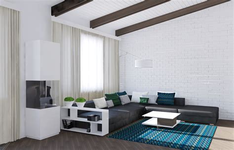 Living room color schemes don't have to include tons of vibrant hues to pack in personality. Black And Blue Living Room - Zion Star