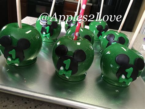 Mickey Mouse Inspired Candy Apples Mickeymouse Mickey Disney