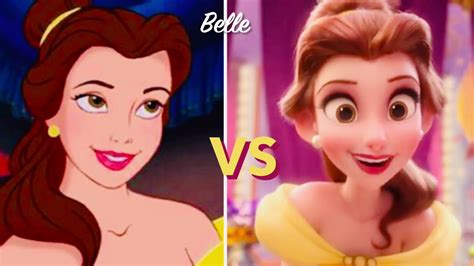 New Disney Princessvs Old Disney Princess Youtube