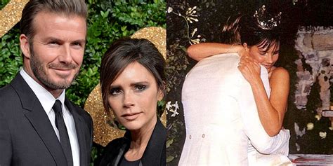 See Victoria Beckhams Timeless Wedding Dress In Rare Ceremony Photos