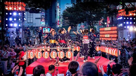 Shibuya Bon Odori Dance Festival Japan 渋谷盆踊り Youtube