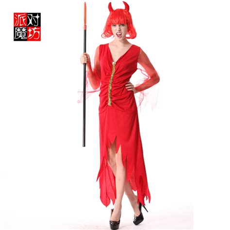 Cosplay Magic Square Bar Masquerade Party Cos Clothes Red Devil Costume