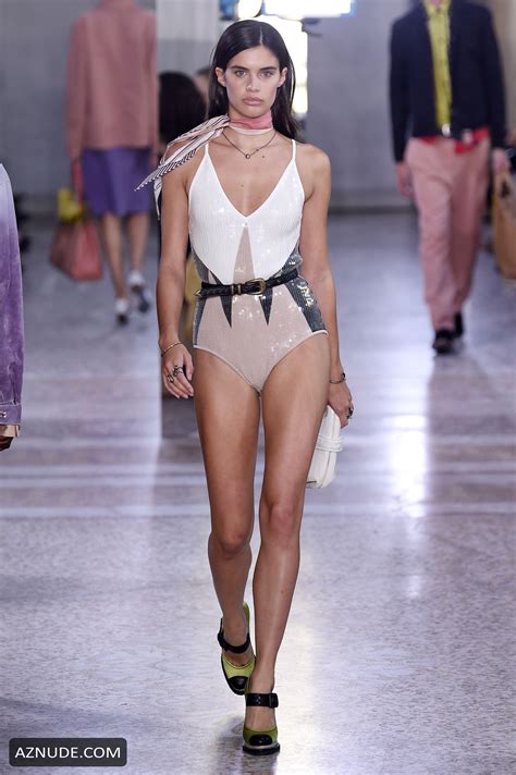 Sara Sampaio Sexy During Milan Fashion Week In Milan Aznude