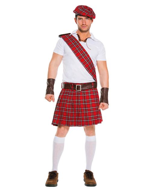 Traditional Scottish Man Costume Scottish Costume Scottish Clothing Music Legs