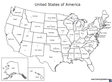 United States Map With Capitals Gis Geography Printable Map Of The