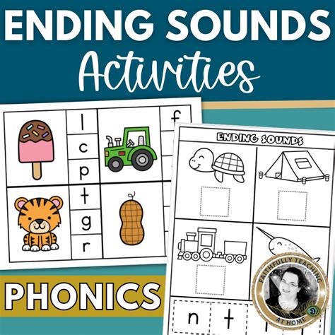 Ending Sounds Worksheets For Phonics Identifying Final Consonant