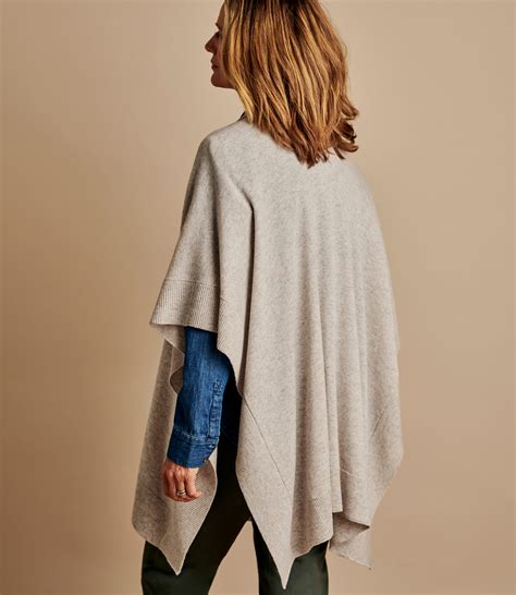 dove grey cashmere and merino blend blanket wrap woolovers uk