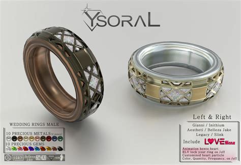 Second Life Marketplace Ysoral Luxe Wedding Ring Gustave