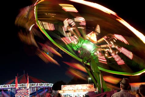 blurred motion of carnival ride at night editorial photography image of colors night 25507627