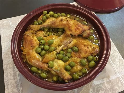 Tajine De Poulet Aux Olives Et Citrons Confits Les Papilles De Karen