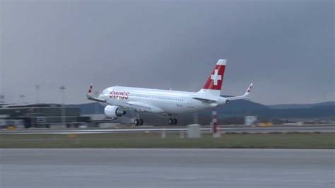 New Swiss Airbus A320 Sharklets Zurich Airport 20032013 Youtube