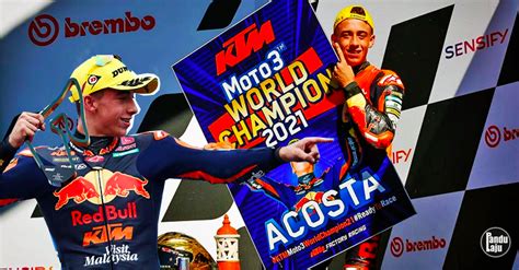 Acosta Juara Moto3 2021 Bintang Baharu Motogp Bakal Menyinar