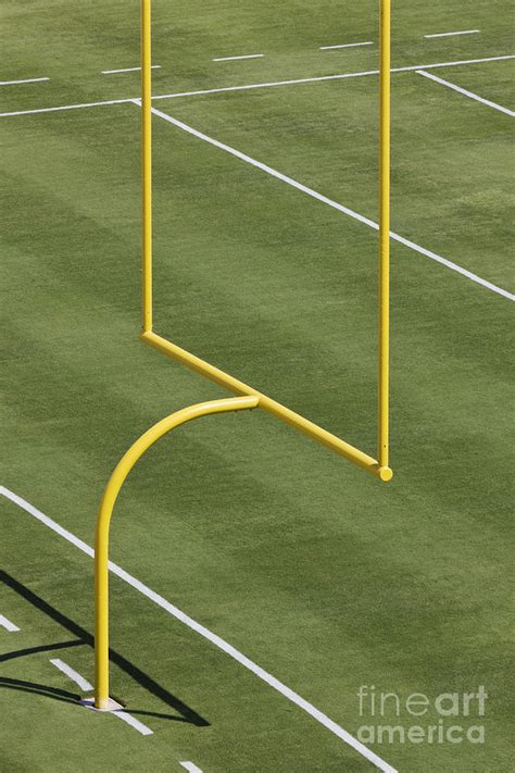 Football Goal Post Photograph by Jeremy Woodhouse