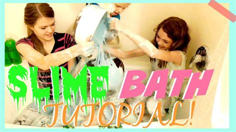 slime bath tutorial youtube