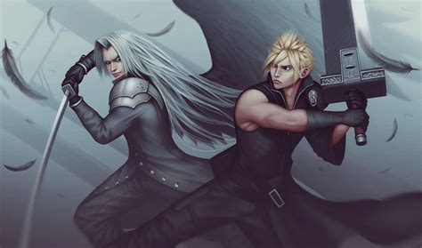 Cloud Strife Vs Sephiroth By Kazbekulka On Deviantart Final Fantasy