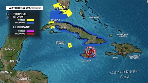 Tropical Storm Elsa Is Making Landfall In Cuba Expected To Head Toward