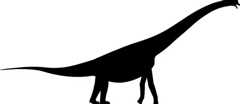 Brachiosaurus Silhouette Clipart Free Download Transparent Png