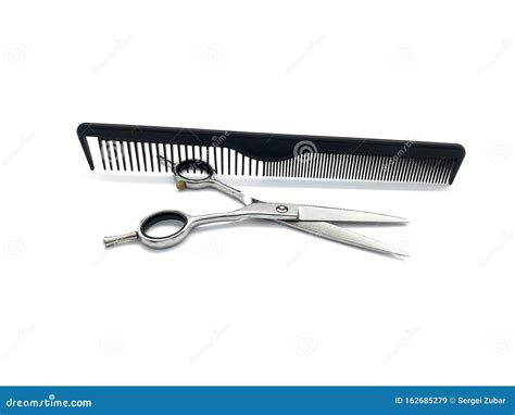 Real Hairdressing Tools Set Of Scissors And Combs For Cutting Hair