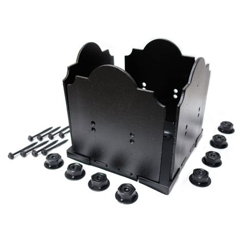 Screws, nails and fasteners are also available in many sizes, shapes and varieties to suit the specific needs of your project. OWT Ornamental Wood Ties 8 in. x 8 in. Post Base ...