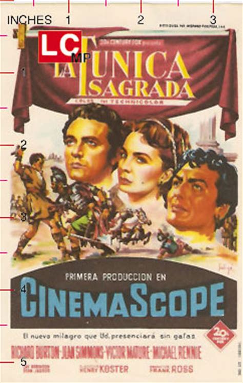 As great as it is visually, this is a powerful story of a. "LA TUNICA SAGRADA" MOVIE POSTER - "THE ROBE RES" MOVIE POSTER