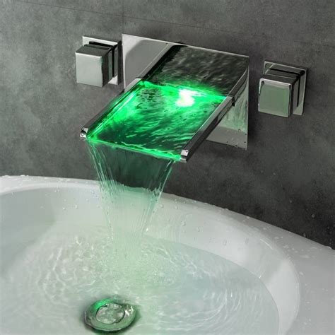 Lavatory faucets for wall mounting as featured on bluebath.com come to our website to see our large bath faucets collection and use our product filters to find your next bathroom faucet. Free shipping Modern Bathroom LED Wall Mounted widespread ...