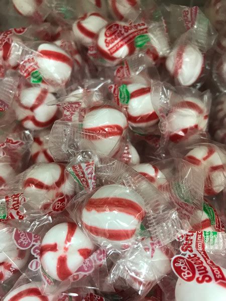 Sweet Stripes Soft Peppermint Balls 1 Lb True Confections Candy