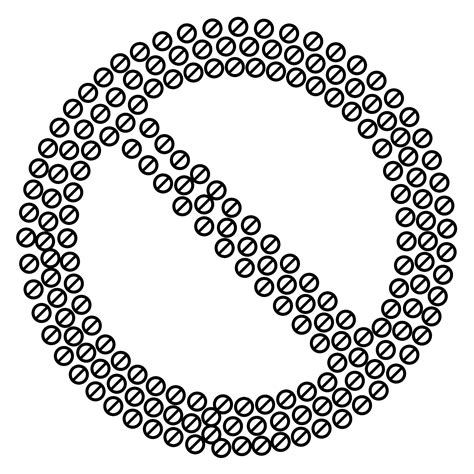 Download Prohibited No Sign Fractal SVG | FreePNGImg