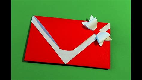 Origami Envelope Easy T Envelope Ideas For T Wrapping Youtube