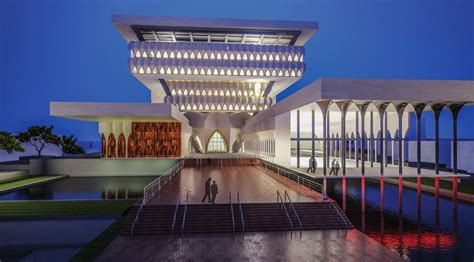 Modern Islamic Cultural Center By Muhammed Sherwan Aasarchitecture