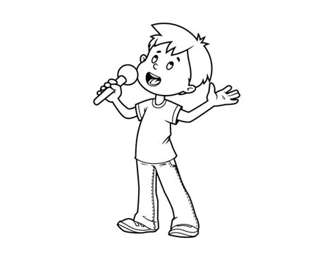 Singing Coloring Pages Coloring Pages