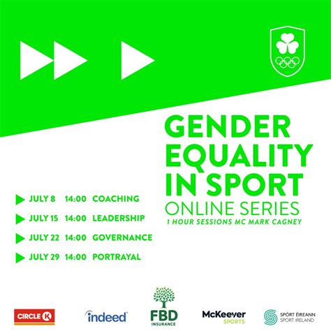 ofi gender equality in sport online series teamireland olympics