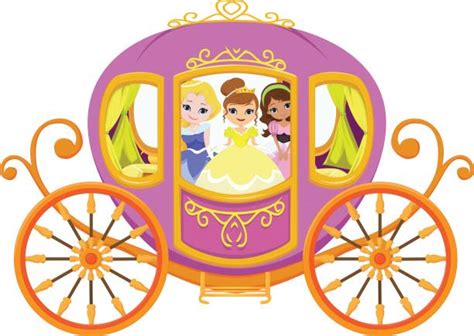 Princess Carriage Illustrations Royalty Free Vector Graphics And Clip