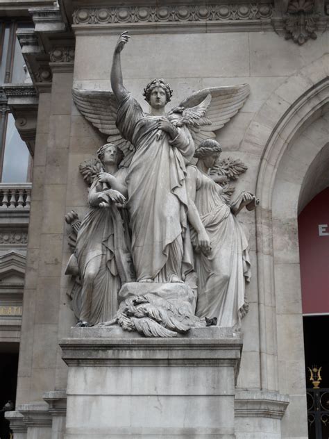 Louvre Angel Statues Statue Louvre Paris