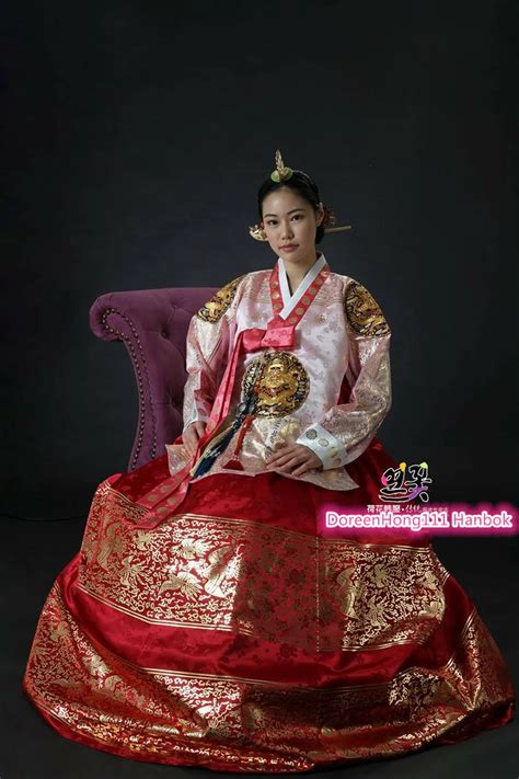 Womens Fashion Hanbok Dress Traditional Korean Ceremony Costume Dangui