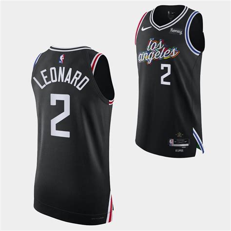 Clippers Kawhi Leonard Black Swingman Jersey 2022 23 City Edition