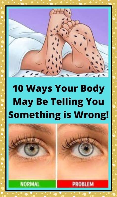 10 ways your body might tell you something is wrong result number 8 is shocking wellness tips