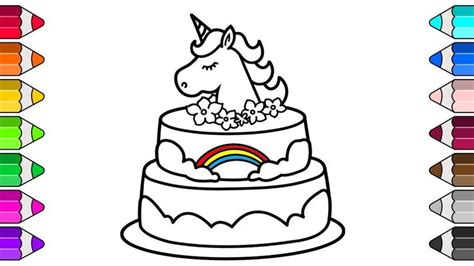 9 printable unicorn coloring pages. Unicorn Cake Coloring Pages #coloring | Unicorn cake, Free ...