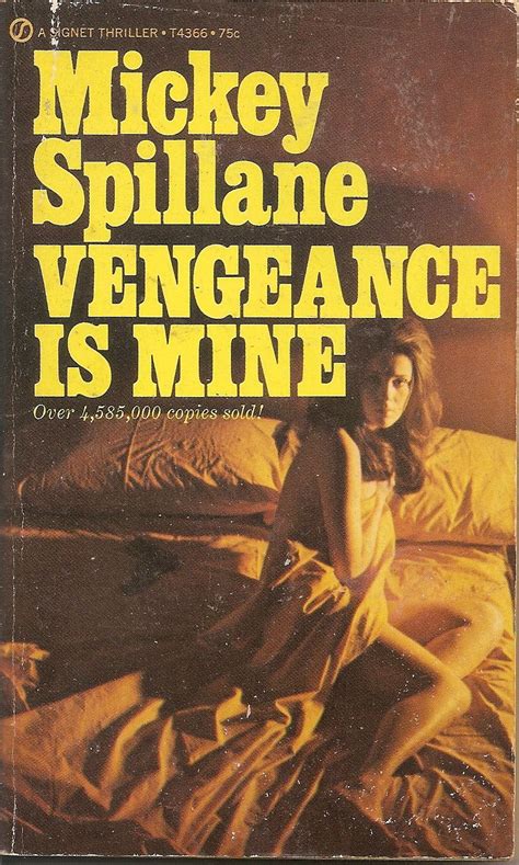 Vengeance Is Mine Mickey Spillane Pulp Fiction Thriller Books