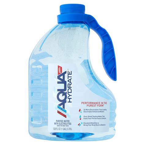 Aqua Hydrate Water Alkaline 1 Ga Pack Of 4